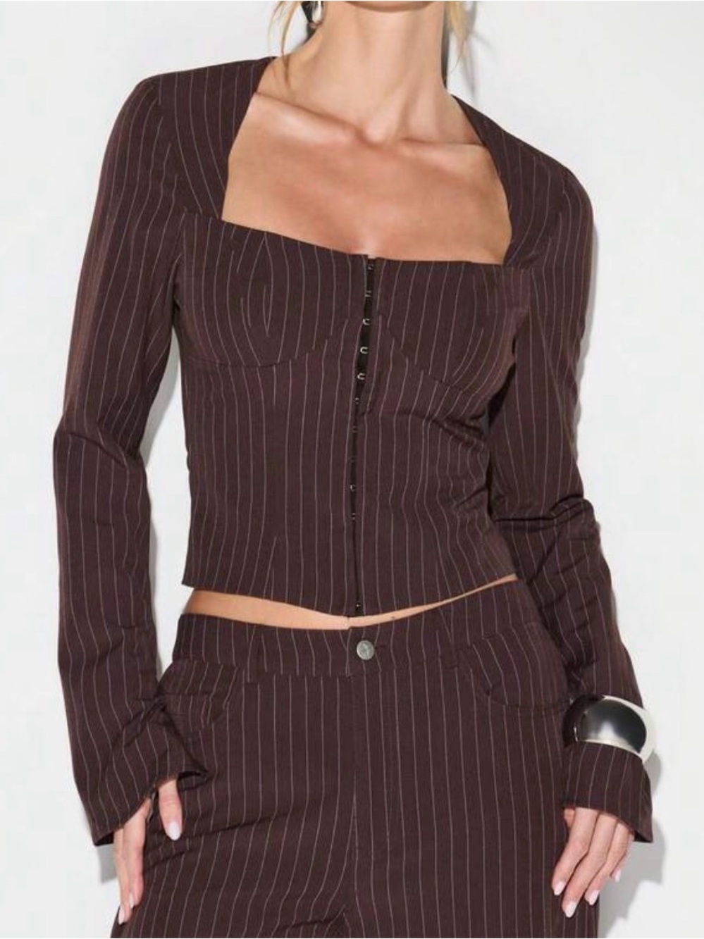 KIZN pinstripe blazer